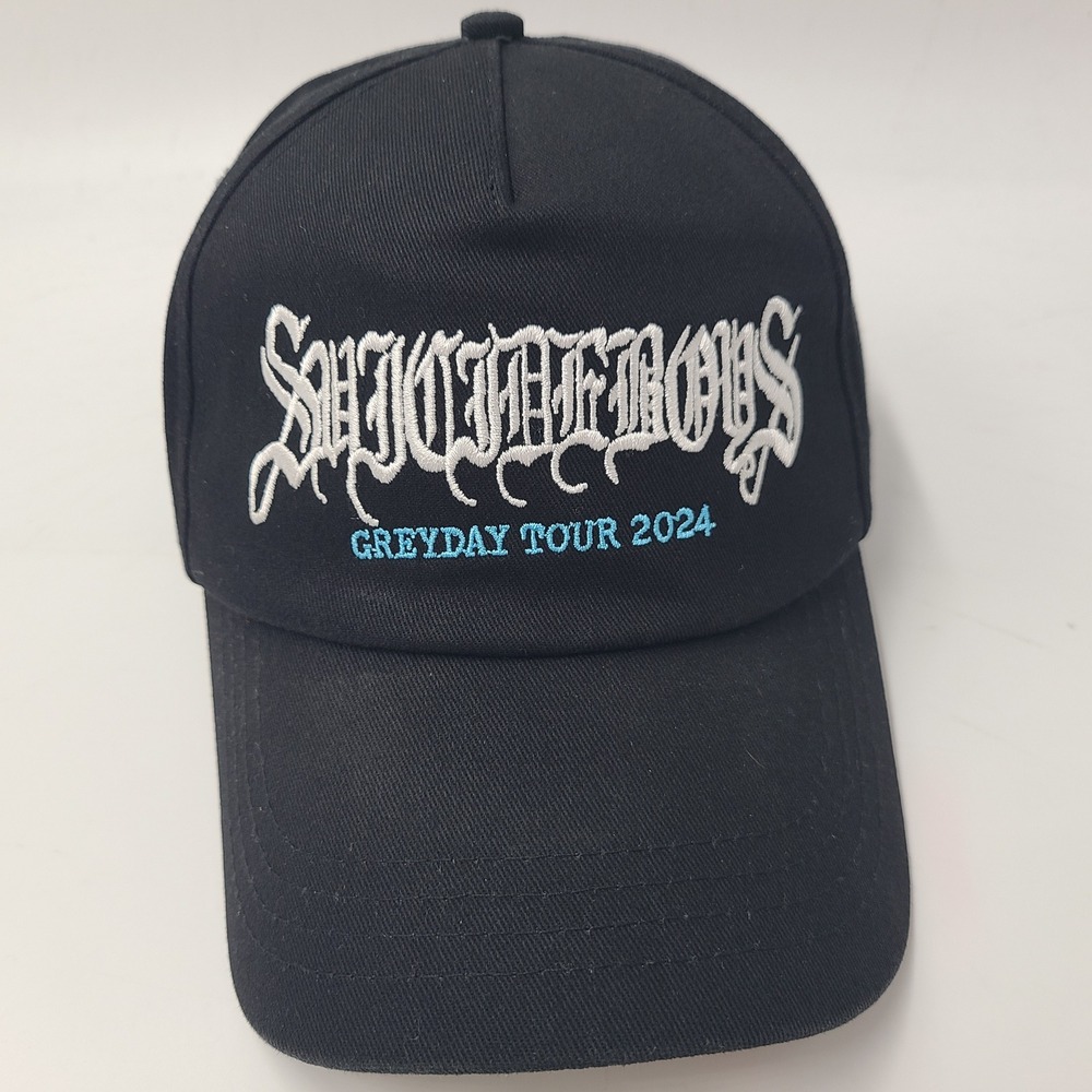 Suicideboys Hat Snapback Black‎ G59 Records Greyday Tour 2024 Rap Merch Script